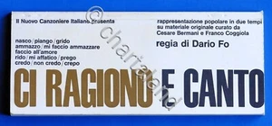 Teatro - Ci ragiono e canto - Regia di Dario Fo - rappresentazione popolare 1966 - Picture 1 of 1