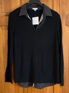 Women's NEW Croft & Barrow Long Sleeve Black Pullover Sweater Tag Size 2XL - Picture 1 of 4