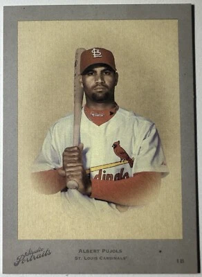 2005 Donruss Studio Portraits Diamond Kings White /60 Albert Pujols #SP-5 - Image 1 of 2