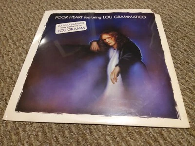 LOU GRAMM / GRAMMATICO ~ POOR HEART ~ SEALED LP 1989 - Image 1 of 3