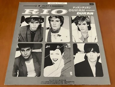 DURAN DURAN RIO 12" SPECIAL D.J. COPY JAPAN PROMO ONLY W/ UNIQUE PICTURE SLEEVE - Image 1 of 4