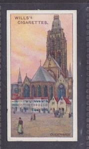 OUDENARD, ST. WALBURGA CHURCH - 100 + year old English Tobacco Card # 17 - Picture 1 of 2