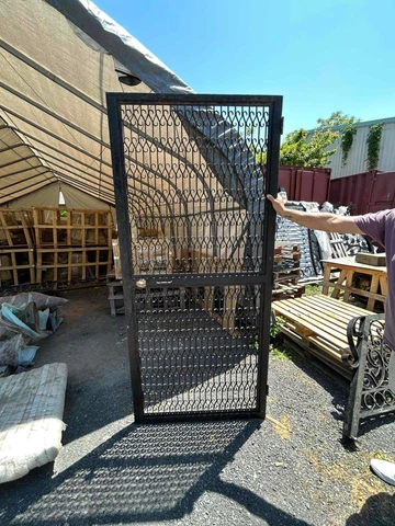 ANTIQUE WROUGHT IRON ENTRY DOOR - SWNY1 Cover