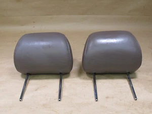🥇90-94 LEXUS UCF10 LS400 SET OF 2 FRONT LEFT & RIGHT LEATHER HEADREST OEM - Bild 1 von 22