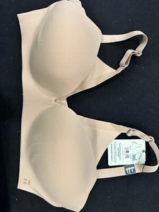 Tommy John Comfort Smoothing Lightly Lined Wireless Bra NWT 38B Rugby Tan - Picture 1 of 10