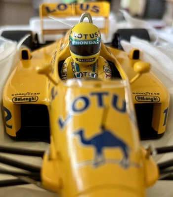 Minichamps Ayrton Senna Collection 1:18 1987 Lotus Honda 99T   - Image 1 of 4