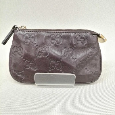 GUCCI Guccissima Estuche para monedas con llavero 233183 Japón Foto 1 de 4