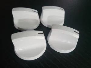 Set 4 pomelli bruciatore bianco per forno gamma Frigidaire 3165438 o KIP 5H75 - Foto 1 di 1