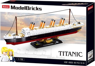 Sluban - Titanic - 481 piezas - Juego de construcción de ladrillos M38-B0835 Foto 1 de 4