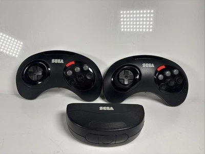 SEGA Mega Drive Wireless Infra Red Control Pads | Complete | MK-1629-50 - Image 1 of 4