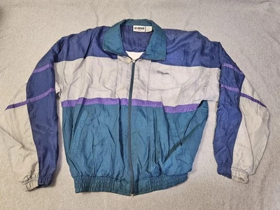 Chaqueta cortavientos vintage Wilson Advantage para hombre mediana bloque de color nailon años 90 Foto 1 de 4