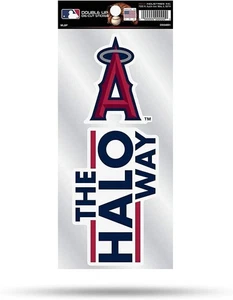 Los Angeles Angels 2-Piece Double Up Die Cut Sticker Decal Sheet, 4x8 Inch - Picture 1 of 1