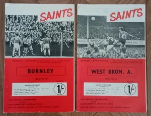 Southampton 1968/69 Selection of Home League Programmes from menu - Picture 1 of 3