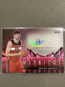2023-24 Midnight Rookie Horizon Signatures Twilight/199 Tristan Vukcevic automático - Imagen 1 de 4
