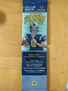 2010 Topps Prime Football Jumbo Auto/Relic Hot Pack! Davante? Evans? Odell?🏈 - Picture 1 of 2