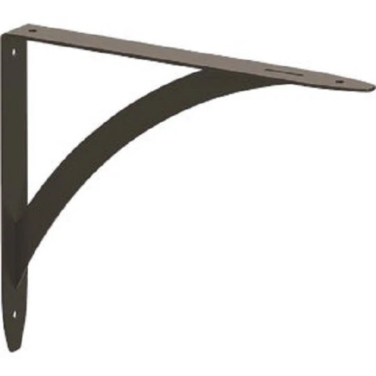 John Sterling ELEGANTE Style Decorative Shelf Bracket 7-inch Black