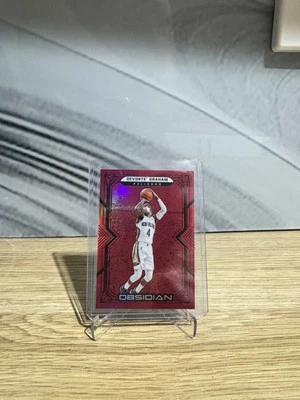 2021-2022 Panini Obsidian Basketball - Devonte Graham Red Flood #128 - Image 1 of 2