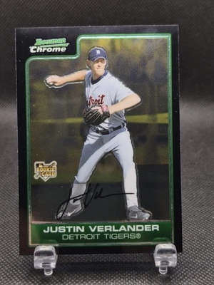 Bowman Chrome Justin Verlander #217 2006 Foto 1 de 3