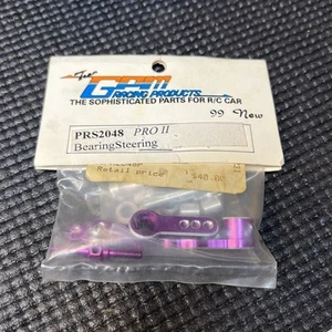 GPM Purple Aluminum Steering Rack HPI RS4 Pro Pro2 RC Vintage - Picture 1 of 4