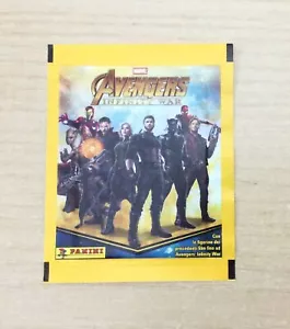BUSTINA SIGILLATA DI FIGURINE PANINI -AVENGERS INFINITY WAR -VERSIONE OMAGGI - Foto 1 di 2