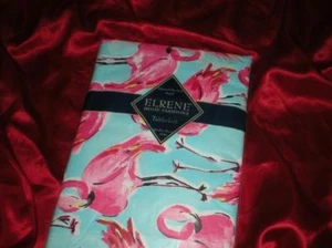 "HOME FASHIONS"" TROPICAL SUMMER PINK FLAMINGO VINYL TABLE CLOTH 4 SIZES - Picture 1 of 9