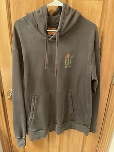 RHYTHM Vintage Men's Pullover Hoodie Cactus VINTAGE XL Dad Hipster - Picture 1 of 5