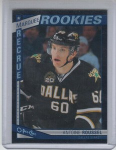 13/14 OPC Dallas Stars Antoine Roussel Black Rainbow RC card #597 Ltd #66/100