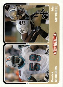 2003 Topps Total Football #412 Mel Mitchell Derrick Rodgers