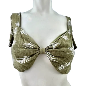 Windsor Womens Cropped Top L Coquette Babydoll Sheer Boho Fairy Hippie Beach Y2K - Picture 1 of 7
