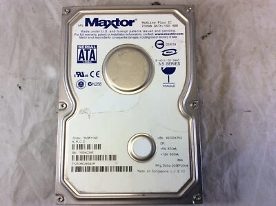 Maxtor 3.5" MaXLine Plus II 250GB SATA 150 HDD Hard Disk Drive 7200RPM 7Y250M0 - Image 1 of 4