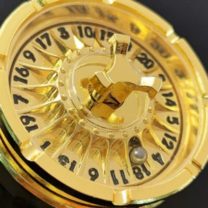 Spinning D20 Fingertip Gyro Roulette Dice Multi-Sided Metal Dice for Table Games - Picture 1 of 6
