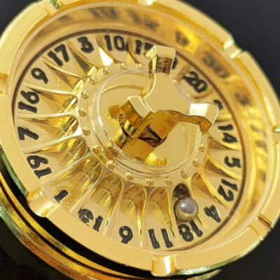 Spinning D20 Fingertip Gyro Roulette Dice Multi-Sided Metal Dice for Table Games - Image 1 of 4