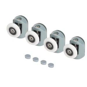 Stainless Steel Shower Door Rollers Sliding Glass Door Runners for Bathroom - Picture 1 of 9