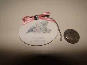 1988 Precious Moments The Wonder of Christmas Ornament, Sam Butcher - Picture 1 of 7
