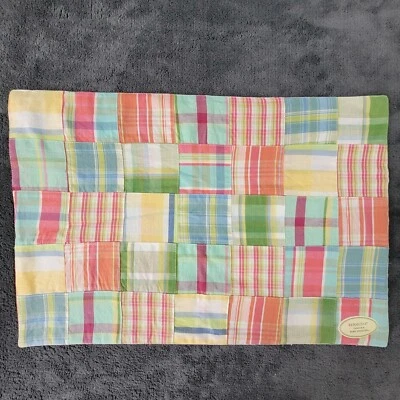 Park Designs Placemats  Madras Patchwork Set of 6 "Bermuda" 13 x 19 Summer Foto 1 de 4