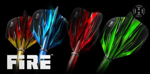 9 Harrows Fire Dart Flights Inferno Kite 3 Sets - Bild 1 von 8