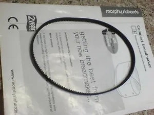 MORPHY RICHARDS FAST BAKE DRIVE BELT~FITS# 48280 48281, 48282 48285 48286 48290 - Picture 1 of 1