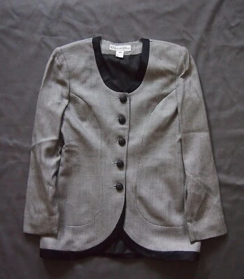 Christian Dior Women's Silk Lined Suit (Skirt/Jacket) - Vintage - Women's 6 - Image 1 of 4