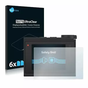 Garmin Virb Ultra 30 , 6x Transparent ULTRA Clear Screen Protector - Picture 1 of 5