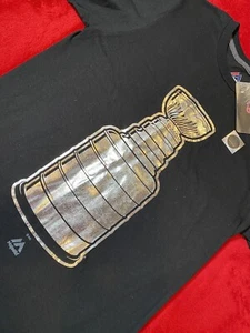 NHL Chicago Blackhawks 2015 Silver Stanley Cup Champions Small T-shirt - Picture 1 of 8