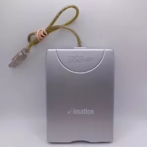 Imation Smart Disk Mitsumi D353FUE USB External Floppy Disk Drive Silver Tested - Picture 1 of 7