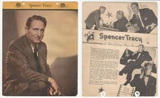 F5-14 Dixie Cup, Premium, 1948, Movie Stars, Spencer Tracy