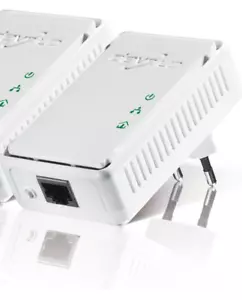 Devolo dLAN 200 AVmini Powerline Netzwerk Adapter LAN-Port Erweiterung PowerLAN - Bild 1 von 5
