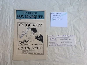 RUDOLF NUREYEV Original AUTOGRAPH PLUS The Nureyev Image Book PLUS Vinyl LP - Picture 1 of 6