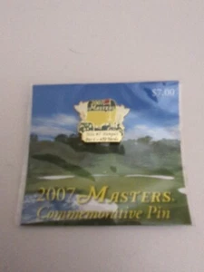 2007 Masters Golf unversiegelte Gedenk-Anstecknadel - Zach Johnson Gewinner - Bild 1 von 2