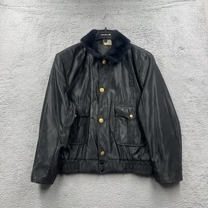 Vintage Union Made West Point Police Jacket Motorcycle Patrol Coat Fur Lined 46R - Picture 1 of 11