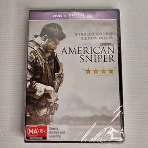 American Sniper DVD, PAL Region 4, Bradley Cooper, Sienna Miller, New & Sealed - Picture 1 of 2