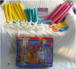 RARE Vintage Fisher Price Fantastix Soft Building System 1996, GUC, 2 sets - Picture 1 of 4