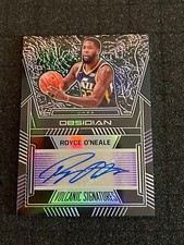 2019-20 Obsidian Volcanic Signatures Electric Etch Purple /75 Royce O'Neale Auto
