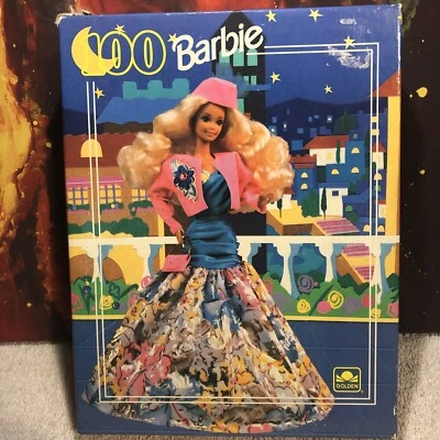 Rompecabezas Barbie 4096A-1 vintage dorado 100 piezas completo Foto 1 de 3